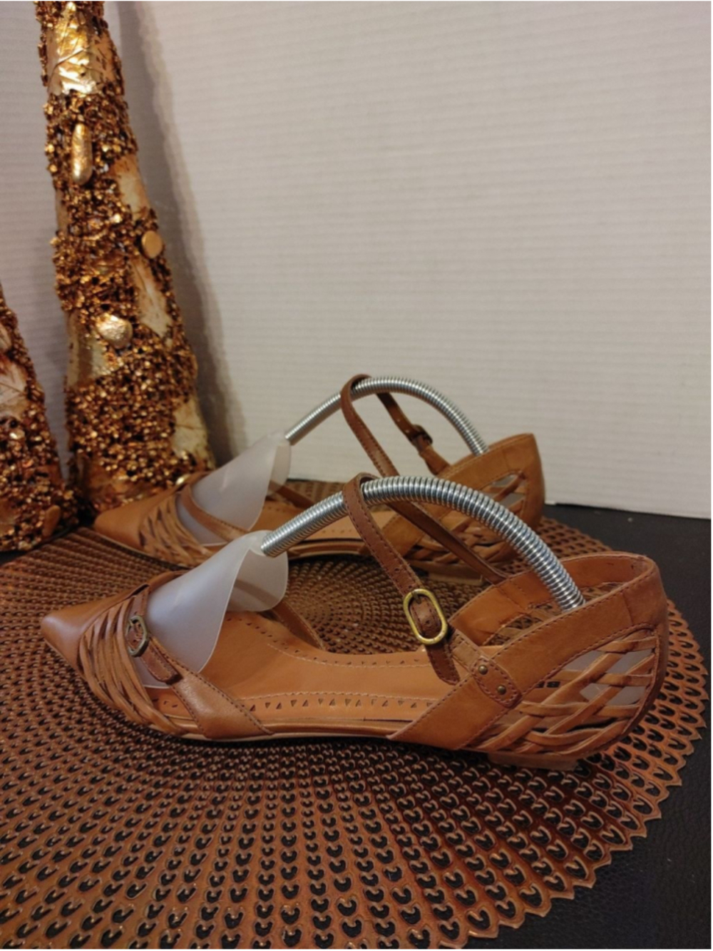 Bronx Leather Sandals Size 40 - Picture 3 of 5